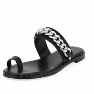 BCBGeneration Zola Chain Slide Sandals